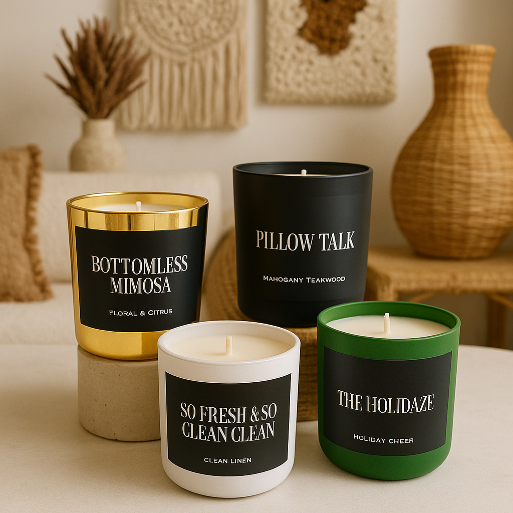 Lit & Luxe Organic Candle Collection