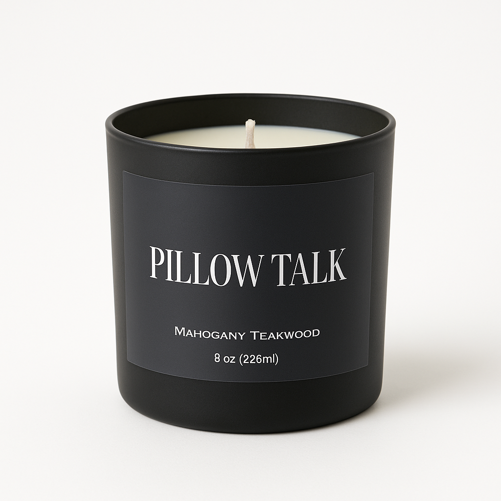 Pillow Talk -Organic candle - Live Life Glamorously