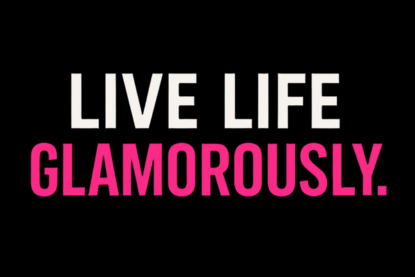 Live Life Glamorously Logo